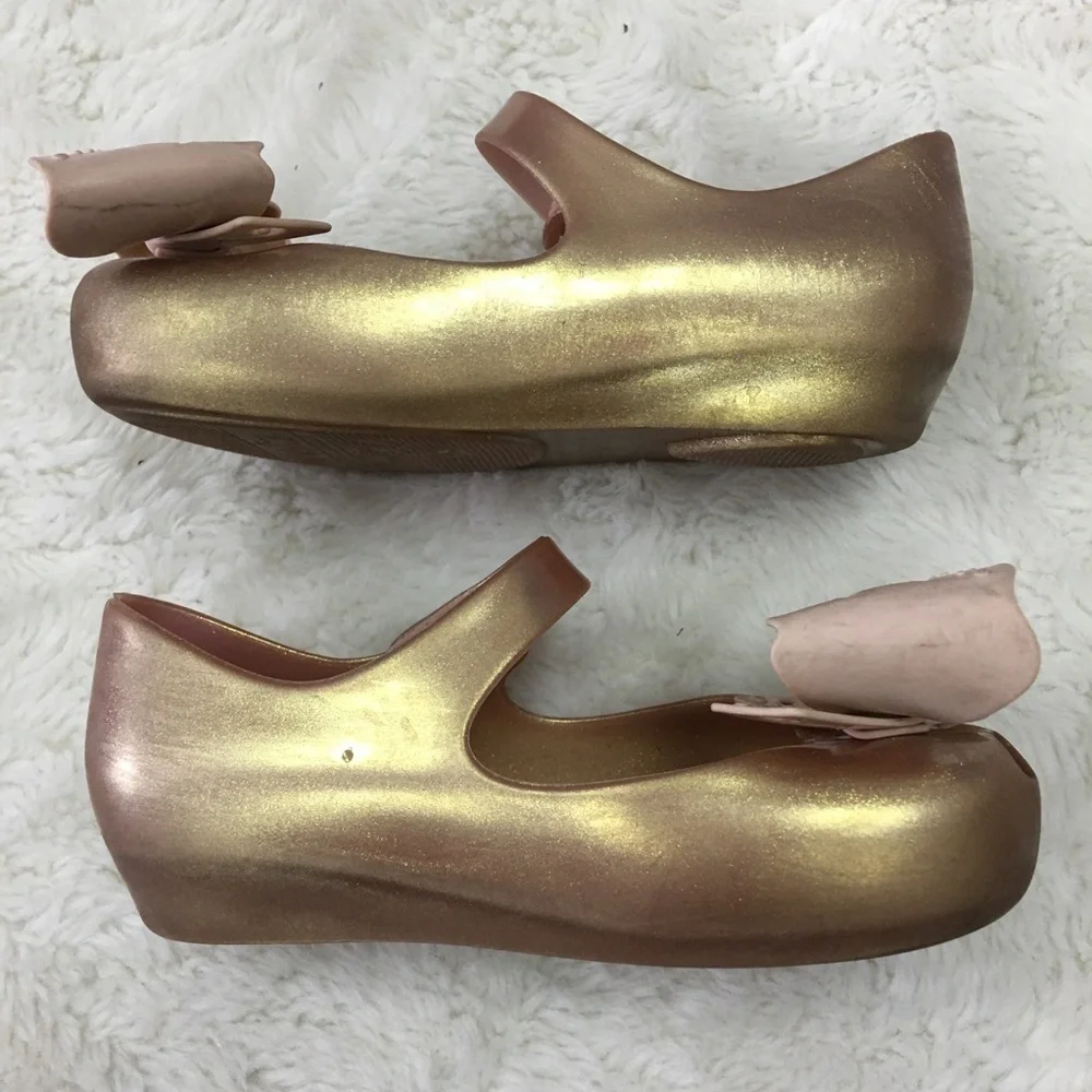 Mini Melissa Ultragirl Bow Mary Jane Shoes Size 9